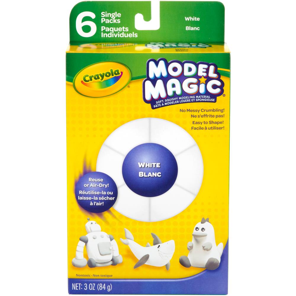  Crayola Model Magic, Neon Colors, Clay Alternative, 6 Single  Pack, Model Magic Neon Colors : Toys & Games