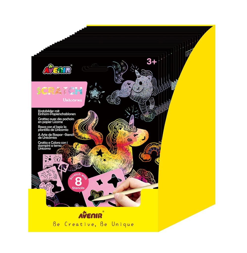 SCRATCH ART - SCRATCH WITH PAPER STENCILS – Park Street Books & Toys