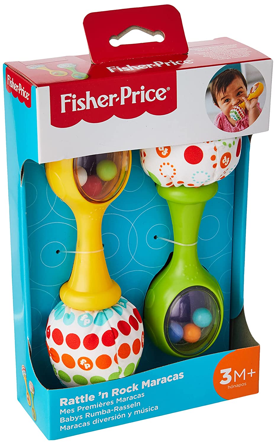 Fisher Price Rattle 'n Rock Maracas 3+ Months CE